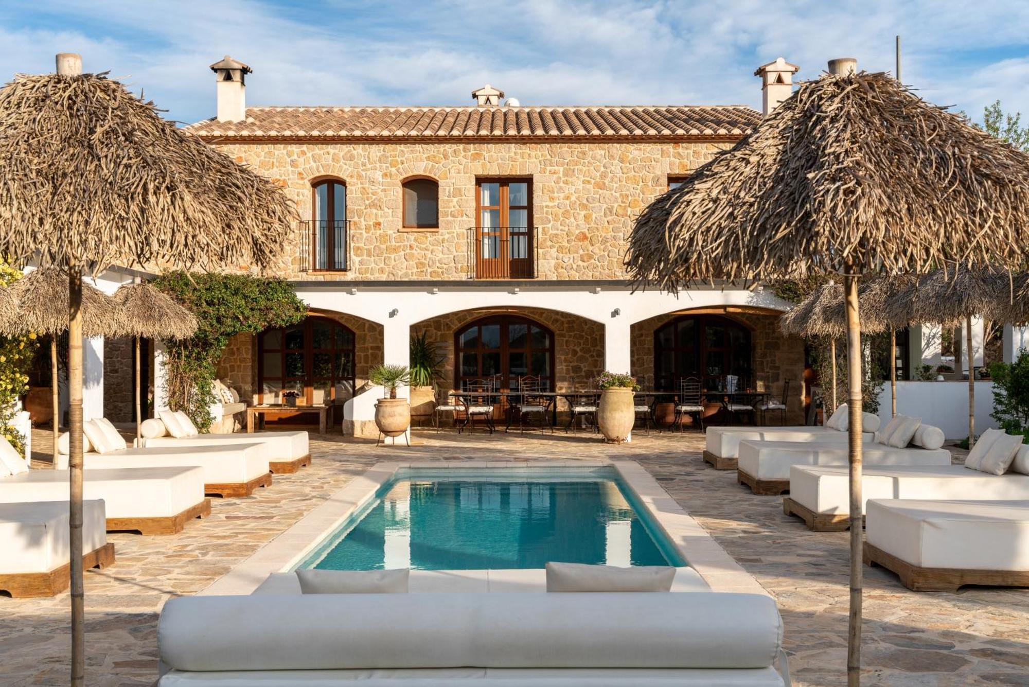 Cuatre Finques Guest House Jalon Exterior photo